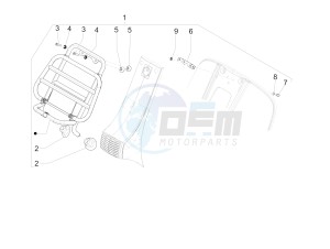 PX 150 (EMEA, APAC, LATAM) (Jp, Mx) drawing Front luggage rack