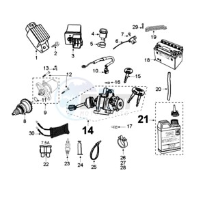 KISBEE A drawing ELECTRIC PART