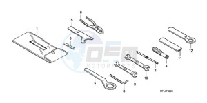 CBR1000RA9 Australia - (U / ABS MME) drawing TOOLS