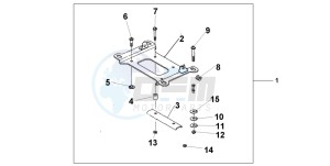 SH125 drawing CARRIER BRACKET