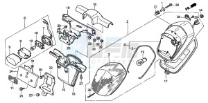 GL1500C drawing TAILLIGHT (2)