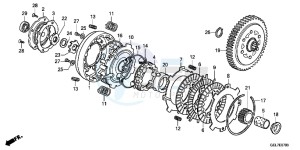 CRF50FC drawing CLUTCH