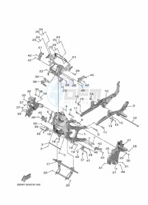 XP560D TMAX TECH MAX (BBWA) drawing STEERING HANDLE & CABLE