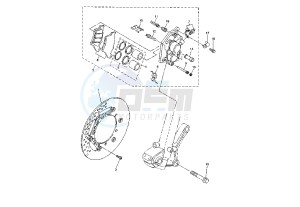 WR F 450 drawing FRONT BRAKE CALIPER