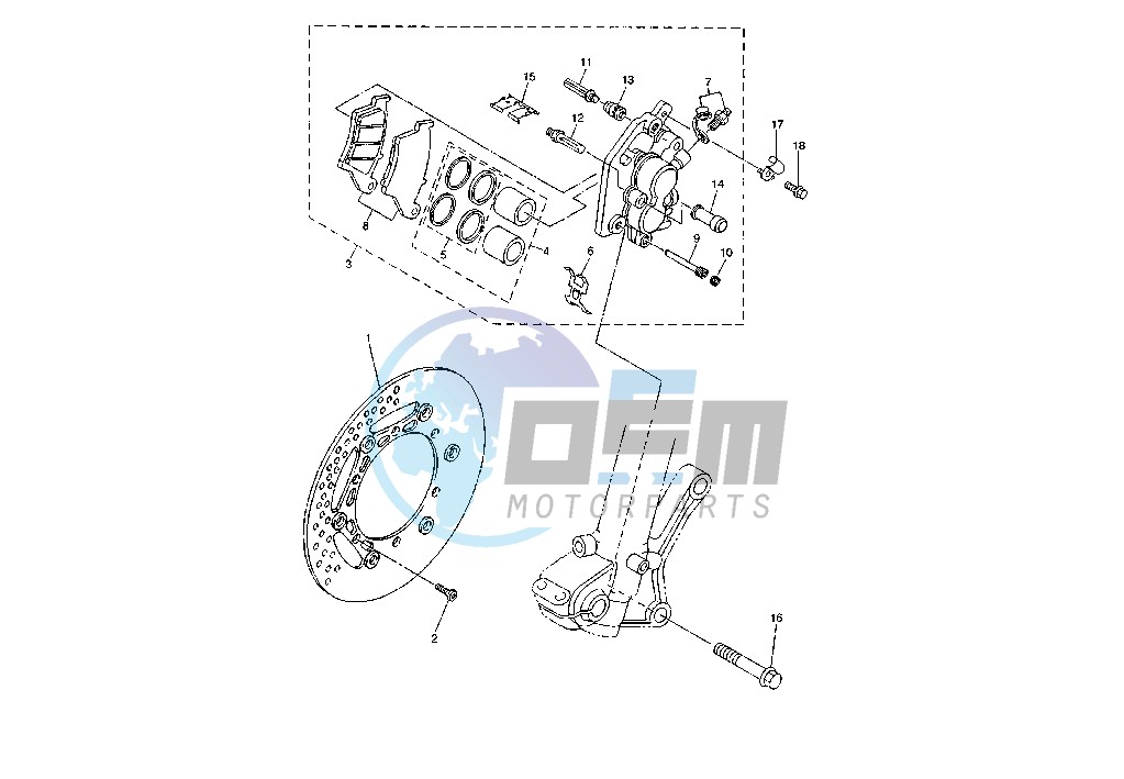 FRONT BRAKE CALIPER