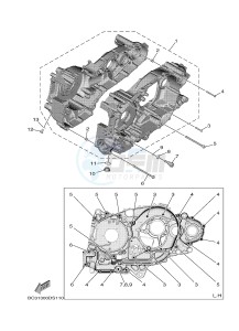 XP530D XP530D-A TMAX DX ABS (BC33) drawing CRANKCASE