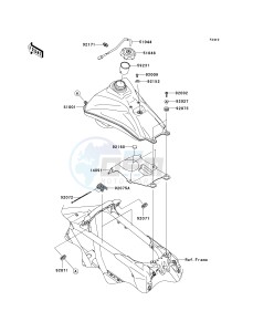 KSF 450 B [KFX450R MONSTER ENERGY] (B8F-B9FB) B8FA drawing FUEL TANK