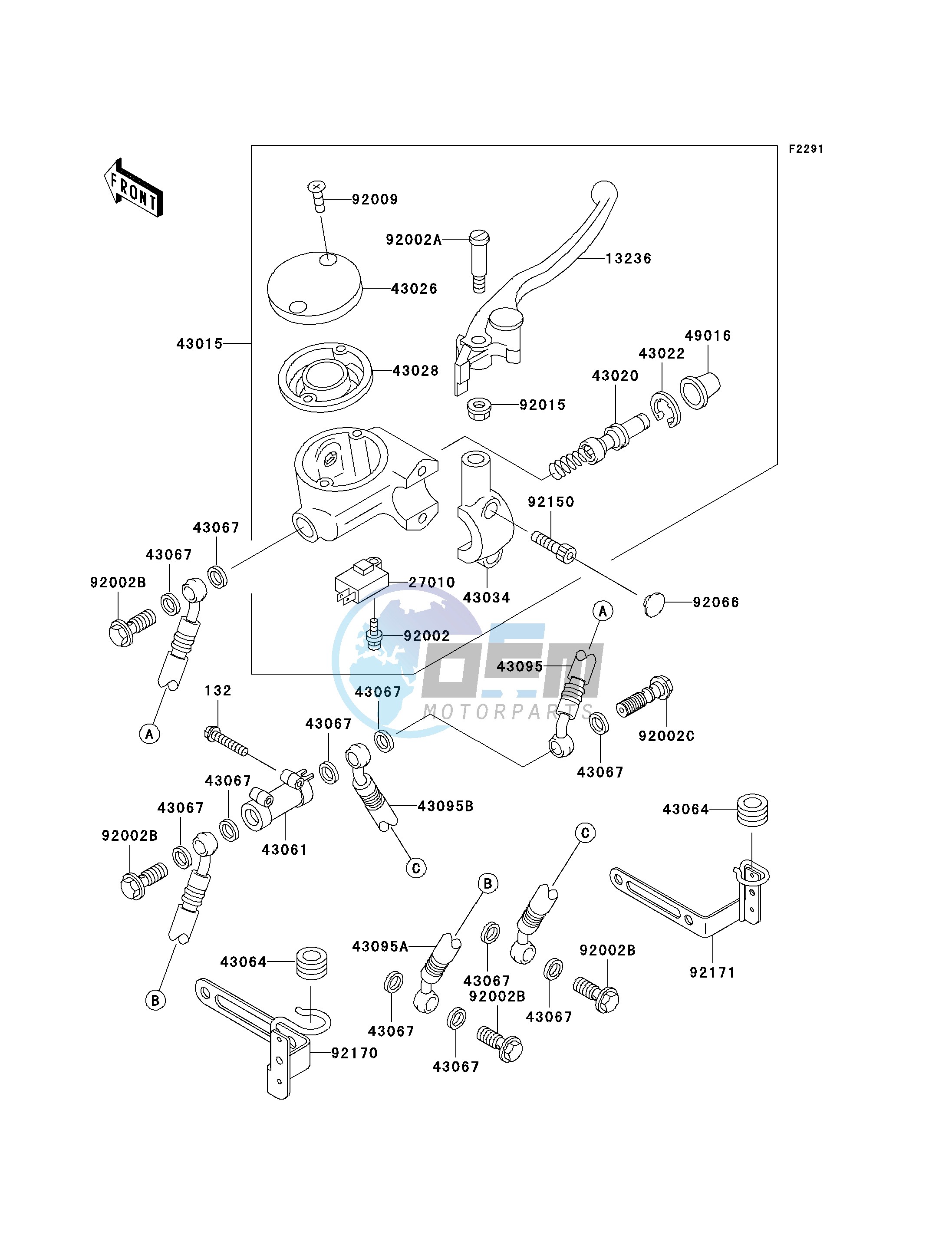 FRONT MASTER CYLINDER