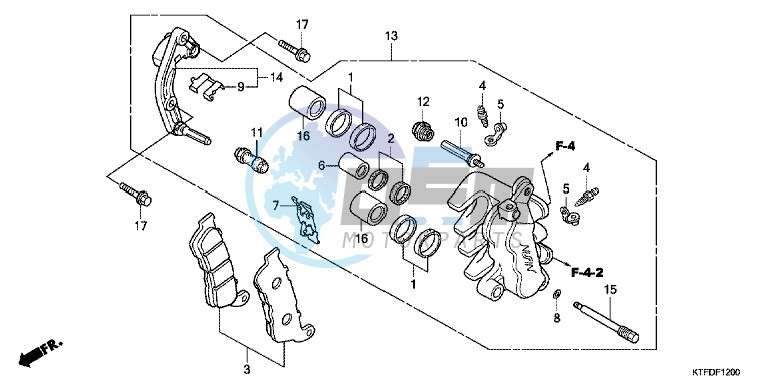 FRONT BRAKE CALIPER