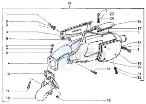 Runner 180 FXR 2t drawing Catalytic silencer