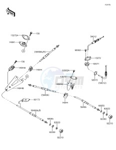 JET SKI ULTRA 310R JT1500NEF EU drawing Cables