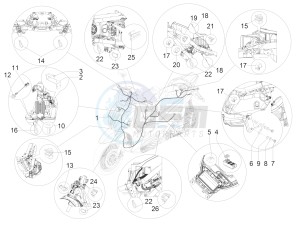 Beverly 350 4T ST ie ABS E4 300 (EMEA) drawing Main cable harness