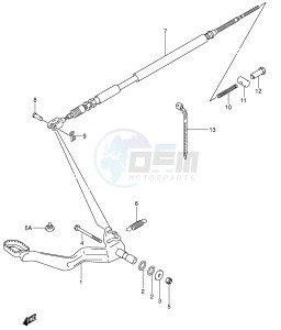 LT-F250 (E3-E28) drawing REAR BRAKE