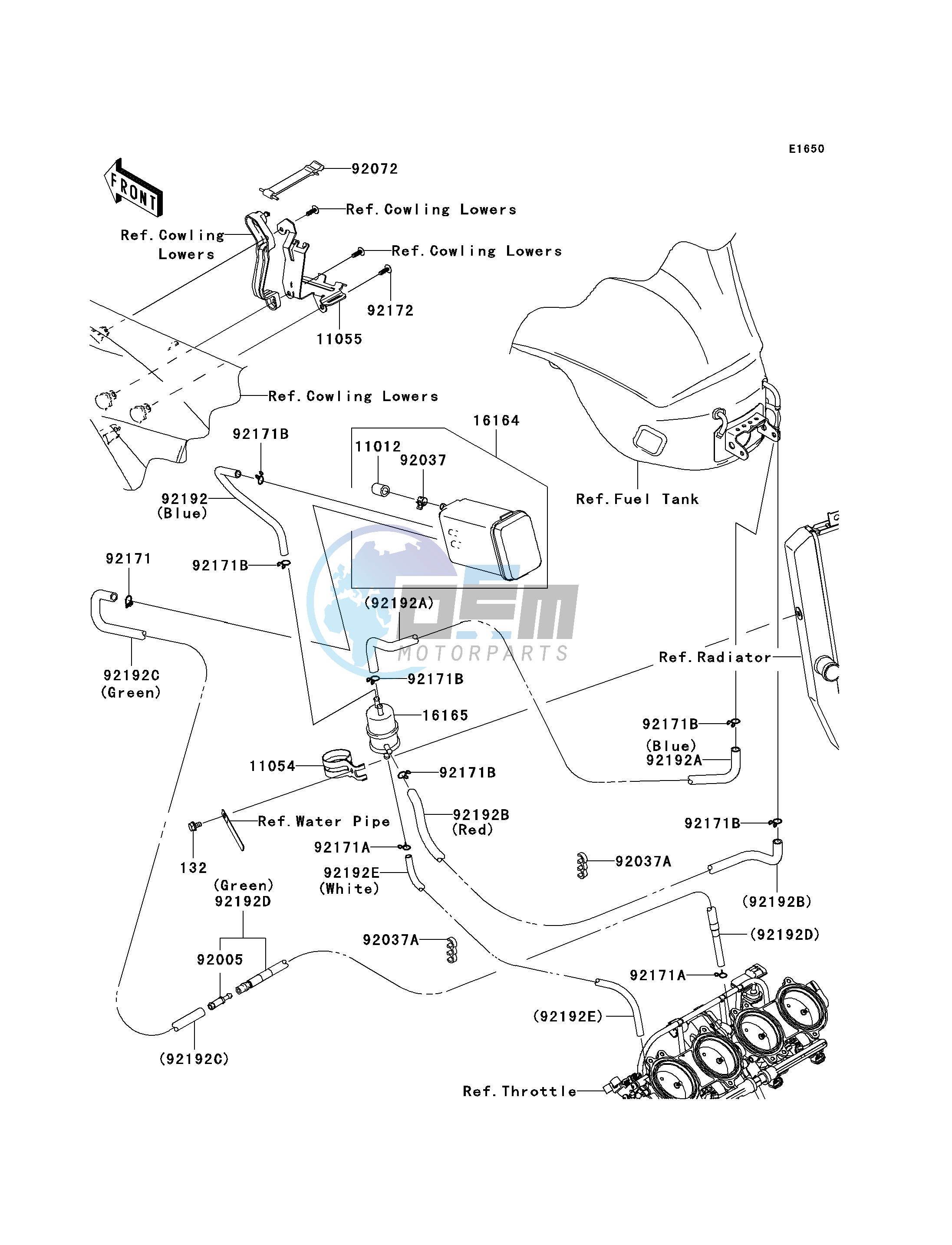 FUEL EVAPORATIVE SYSTEM-- CA- -