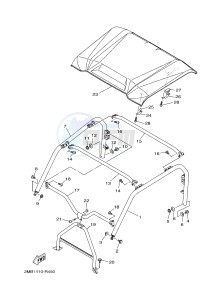 YXE700 YXE70WPAJ WOLVERINE R (B3D5) drawing GUARD 2