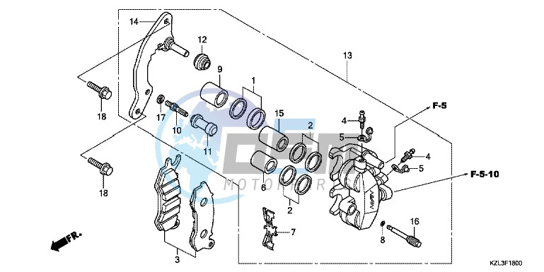 FRONT BRAKE CALIPER