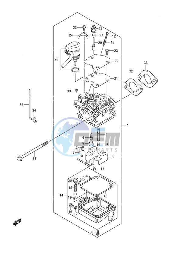 Carburetor - w/Remote Control