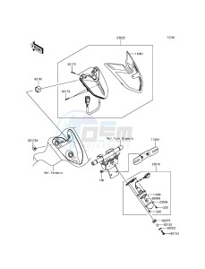 VULCAN 1700 NOMAD ABS VN1700DGF GB XX (EU ME A(FRICA) drawing Taillight(s)