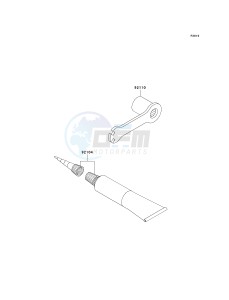 KX 85 A [KX85 MONSTER ENERGY] (A6F - A9FA) A8F drawing OWNERS TOOLS