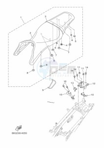 MT-125 MTN125-A (B6G2) drawing SEAT