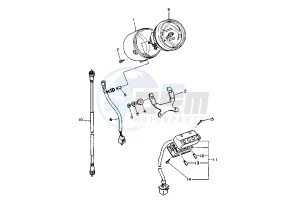 XV VIRAGO 535 drawing METER