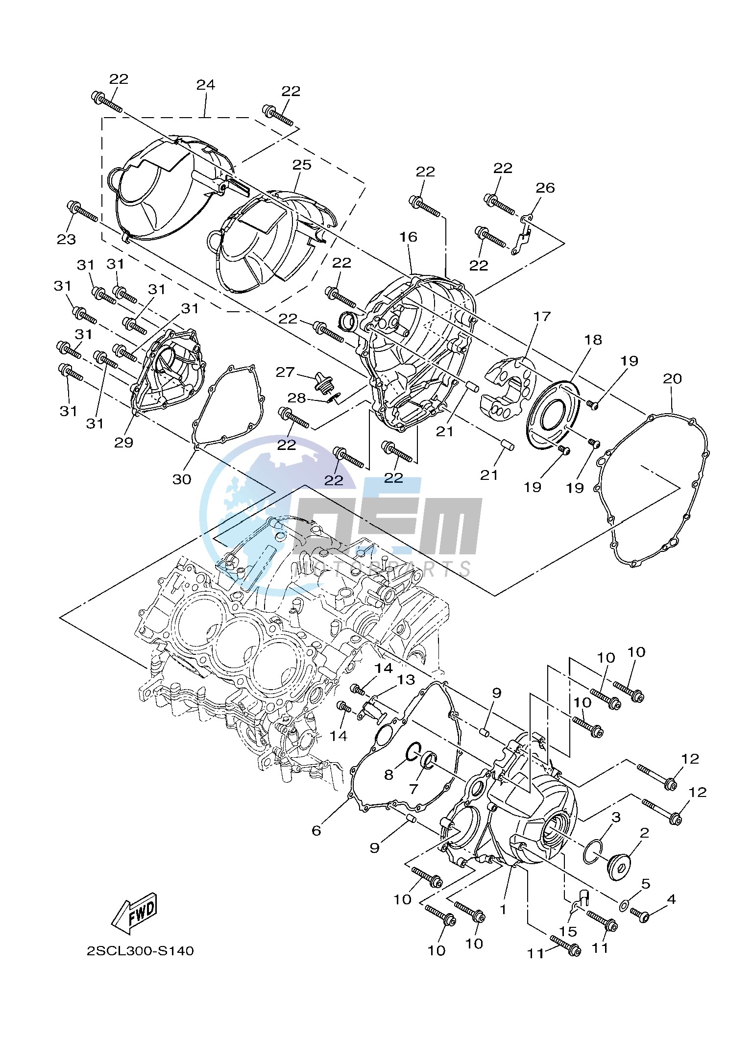 CRANKCASE COVER 1