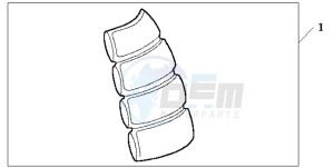 CBF1000T drawing TANK PAD 2