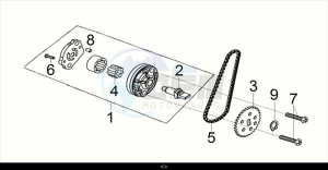 JOYMAX-Z+ 125 (LW12W3-EU) (M2) drawing OIL PUMP