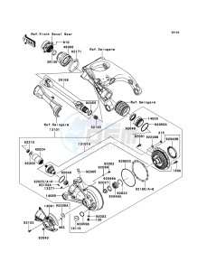 1400GTR_ABS ZG1400CDF FR GB XX (EU ME A(FRICA) drawing Drive Shaft/Final Gear