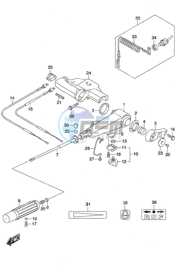 Tiller Handle