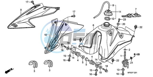 FUEL TANK (CRF230F8/9)