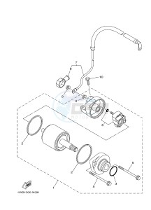 MT07A MT-07 ABS 700 (BU23) drawing STARTING MOTOR