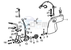 SENDA R - 50 cc drawing OIL PUMP