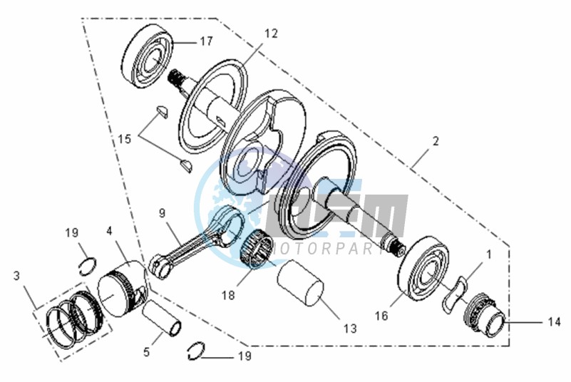 CRANKSHAFT / PISTON / PISTON RING