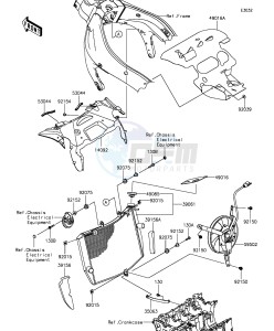 NINJA ZX-6R ZX636EGFA GB XX (EU ME A(FRICA) drawing Radiator