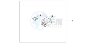 NC700XDC drawing KIT  RELAY SET