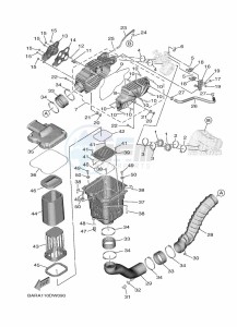 YXF850E YX85FPAP (BARP) drawing INTAKE