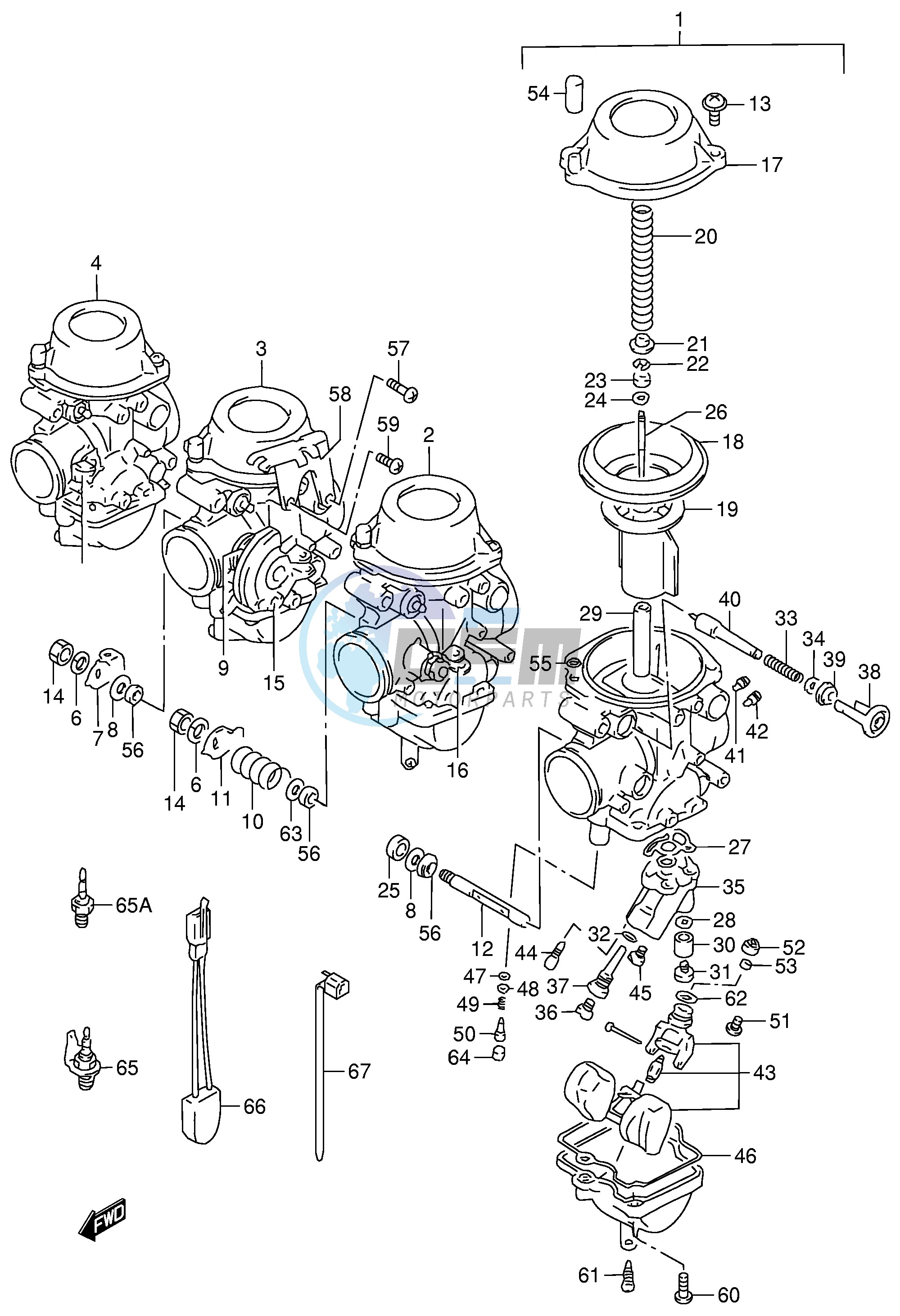 CARBURETOR (E18,E39)