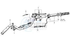 Liberty RST 125 drawing Front master cilinder