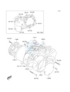 KDX 50 A (A1-A3) drawing ENGINE COVER-- S- -