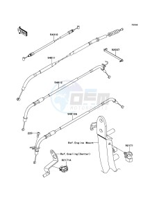 Z1000 ZR1000DBF FR GB XX (EU ME A(FRICA) drawing Cables