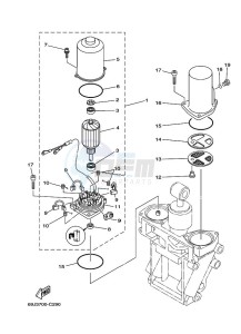 F250DETX drawing TILT-SYSTEM-2