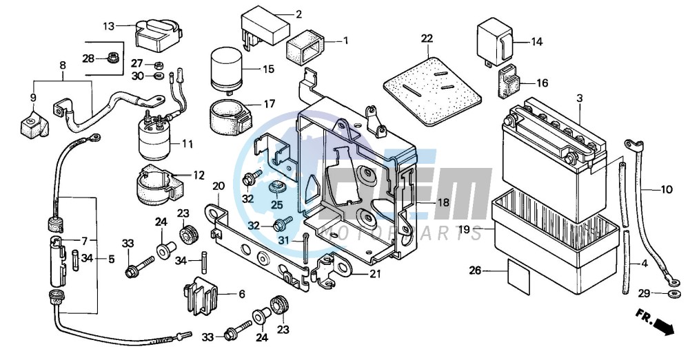 BATTERY/C.D.I. UNIT