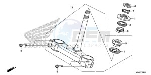 VFR1200XLF CrossTourer - VFR1200X 2ED - (2ED) drawing STEERING STEM