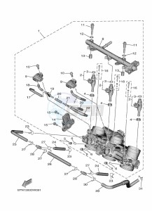 XSR900 MTM890 (BEA7) drawing INTAKE