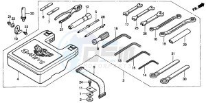 GL1500SE GOLDWING SE drawing TOOLS