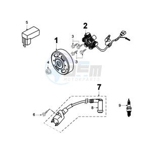 FIGHT LND FR drawing IGNITION PART