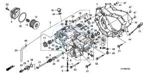 TRX420FAC drawing FRONT CRANKCASE COVER