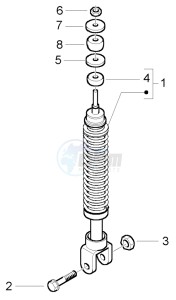 NRG 50 power DD drawing Rear Damper