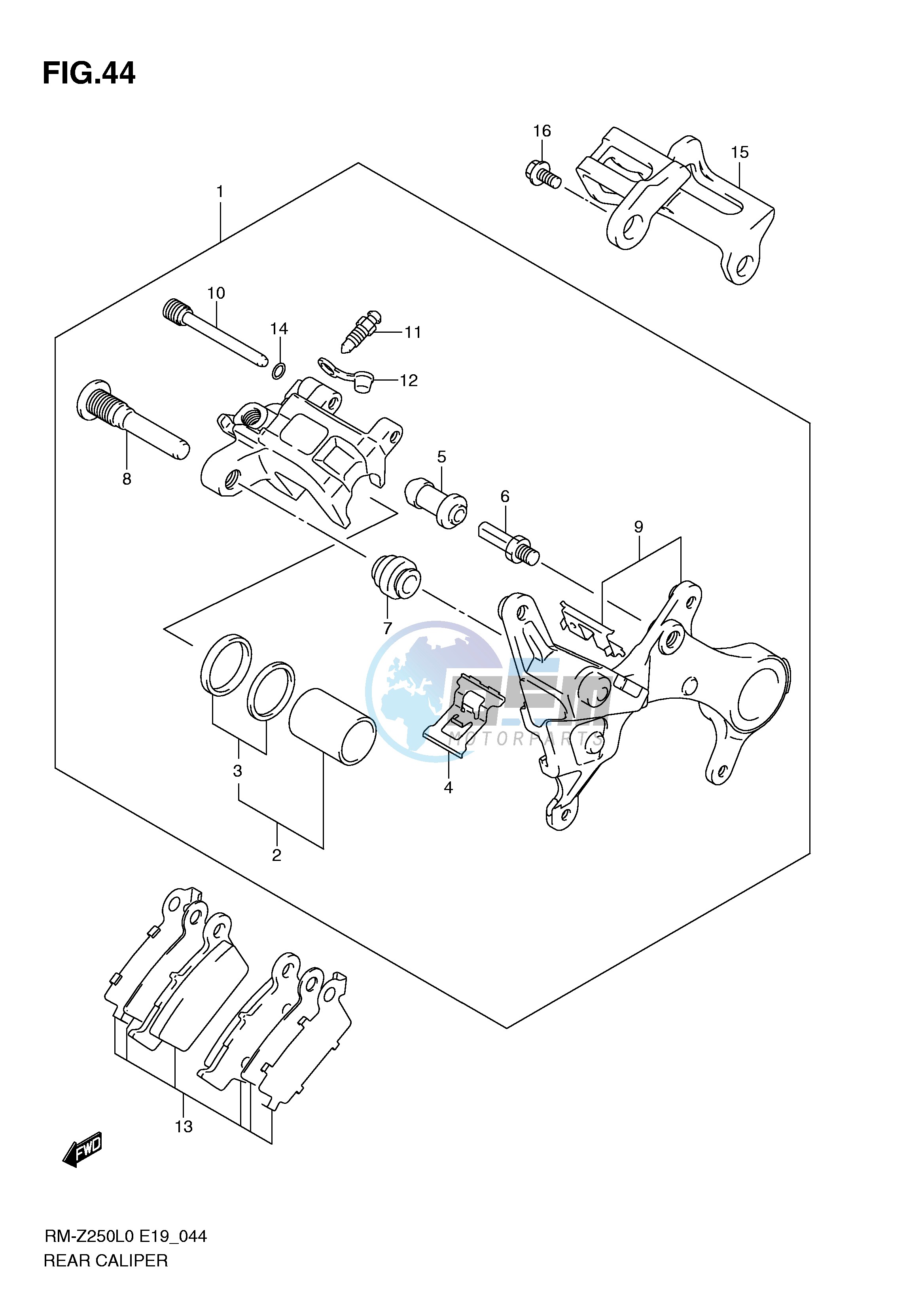 REAR CALIPER